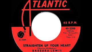 1963 HITS ARCHIVE: Straighten Up Your Heart - Barbara Lewis