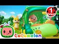 Wheels On The Bus Animals CoComelon JJ S Animal Time Animal Songs For Kids