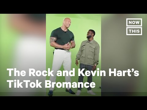 The Rock and Kevin Hart Show Off Bromance on TikTok
