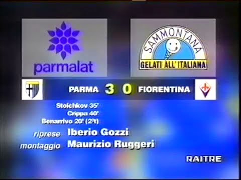 1995-96 (4a - 24-09-1995) Parma-Fiorentina 3-0 [Stoichkov,Crippa,Benarrivo] Servizio D.S.Rai3