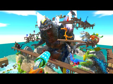 FPS AVATAR AROUND SPACE GODZILLA SAVE my GIRL Rescue Mission  - ARBS