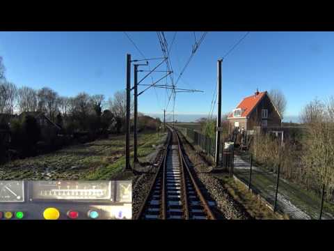 A train driver's view: Hoorn - Amsterdam Sloterdijk, SGM, 16-Jan-2017.