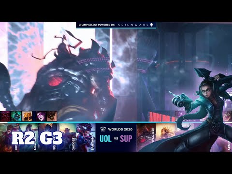 UOL vs SUP - Game 3 | Round 2 Play-Ins S10 LoL Worlds 2020 | Unicorns of Love vs SuperMassive G3
