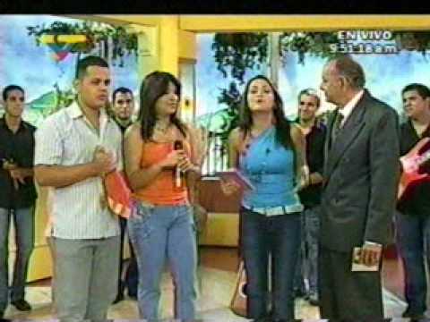 Arelys Monagas - Programa Nuestra Mañana, Venezolana de Televisión, VTV,  bautizo de CD