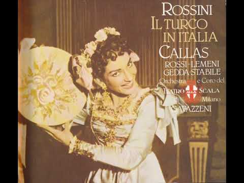 Maria Callas - Non si dà follia maggiore ("Il Turco in Italia", Rossini)