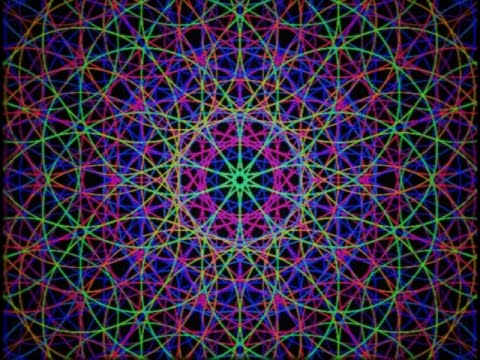 Lotus of Life  - (Sacred Geometry expanding Circles Lattice) ( fibonacci Goa trance)