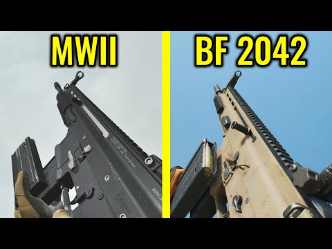 COD MW2 2022 vs Battlefield 2042 - Weapons Comparison