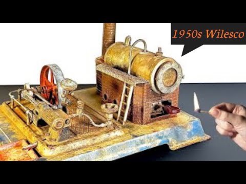 Bringing a 1950s Wilesco Live Steam Machine Back to Life | Restoration Journey"