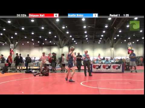 Men 55 KG / 121.25 lbs - Shiquan Hall vs. Austin Boles