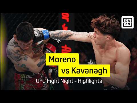 Brandon Moreno vs Lone'er Kavanagh | UFC Fight Night | DAZN Highlights