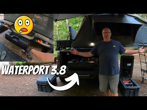 WaterPORT 3.8 Gallon Self-Pressurized water Tank! A must for Overlanding and Camping!!!!