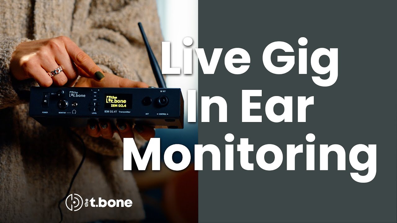 Live Gig Season kicks off | In-Ear Monitoring Benefits | t.bone - YouTube