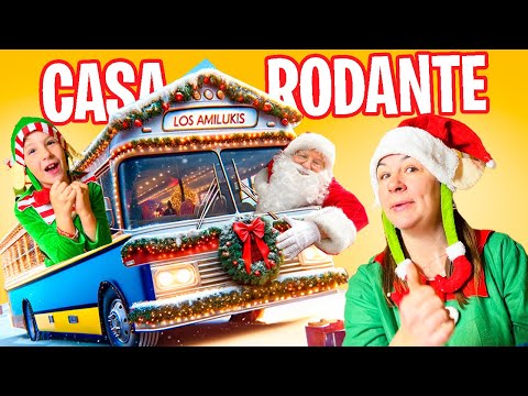¡ITransformación increíble! De Casa Rodante a CASA de Papá Noel 🎅🚐✨