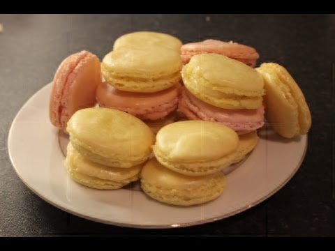 Raspberry & Lemon French Macarons