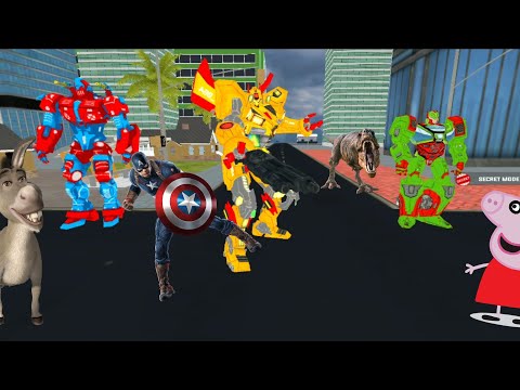 Flying Tank Robot Lion Game #1