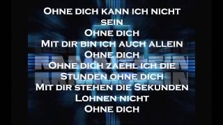 Rammstein - Ohne Dich Lyrics