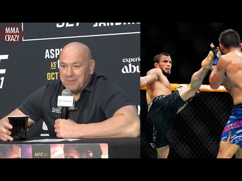 Dana White reacts to Umar Nurmagomedov BEATING Mario Bautista at UFC 321