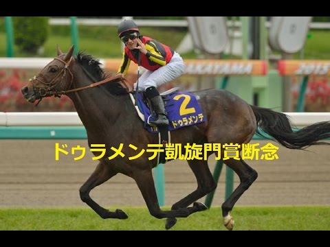 ドゥラメンテ凱旋門賞断念