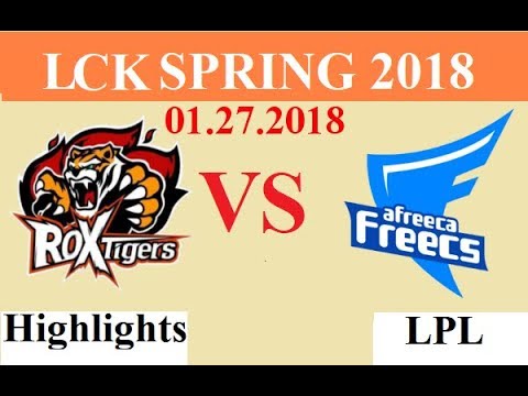 [01.27.2018]: ROX vs AFS - Highlights Game 2 - LCK Spring 2018 W2D5