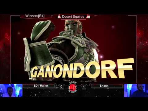 Desert Squires SSB4: Snack (Mega Man, Bayonetta) vs Kailex (Diddy Kong, Ganondorf, Cloud) - WR4