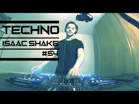 TECHNO Music mixed by Isaac Shake 54 - DJ MIX in live (DARK & RAW)