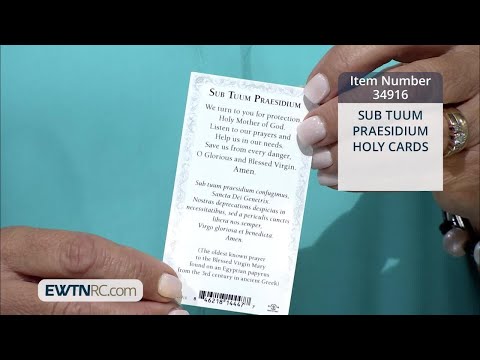 34916_SUB TUUM PRAESIDIUM HOLY CARDS