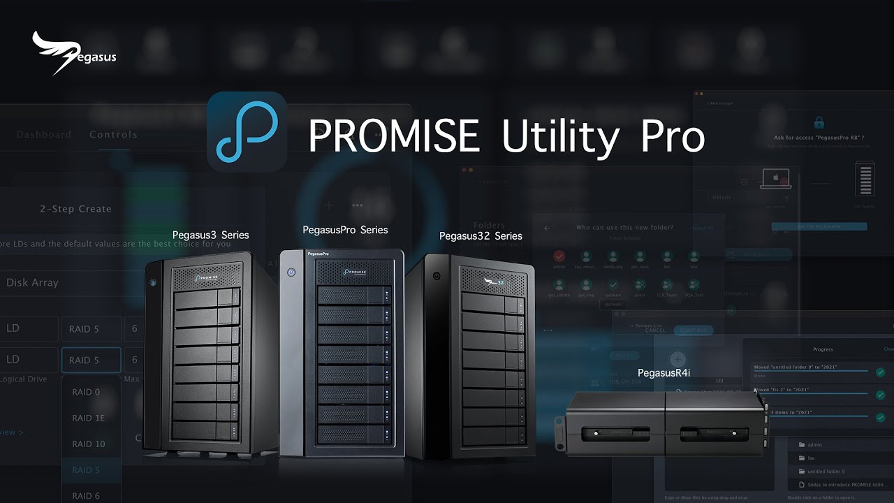 Promise Pegasus32 R8 144TB HDD 8x18TB