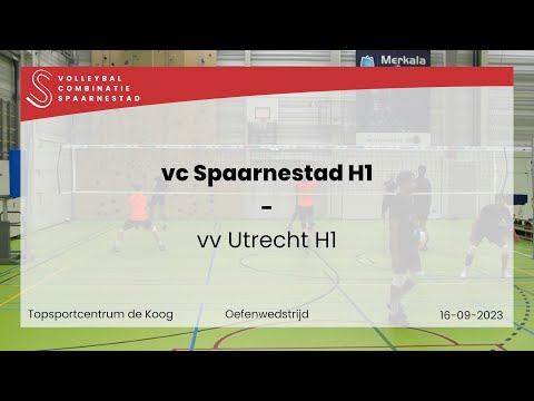 16 Sep 23 - vc Spaarnestad H1 vs vv Utrecht H1 (Oefenwedstrijd)