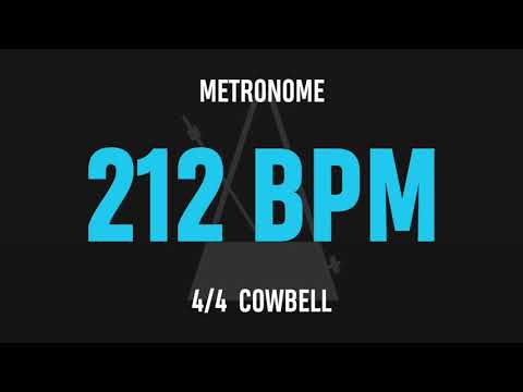 212 BPM 4/4 - Best Metronome (Cowbell)