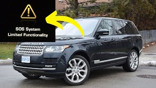 “SOS System Limited Functionality” warning in Range Rover