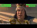 Shrek (2001) Final Battle with healthbars