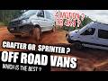 Mercedes Sprinter 4x4 versus VW Crafter 4 Motion / MAN Tge. Which is best off road?
