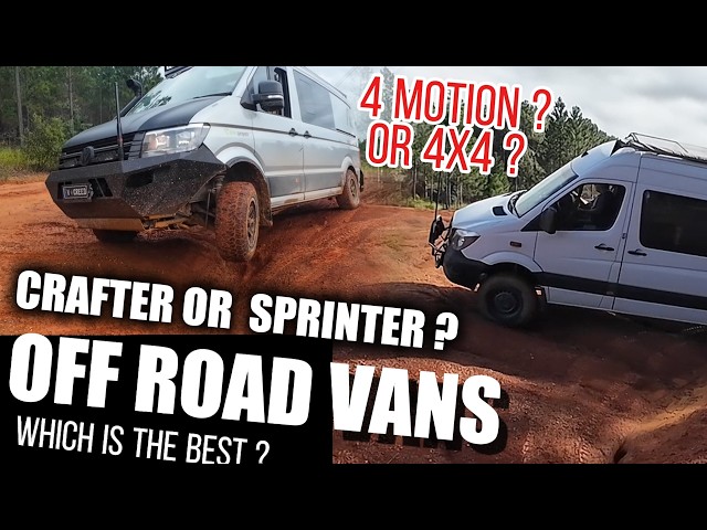 Mercedes Sprinter 4x4 versus VW Crafter 4 Motion / MAN Tge. Which is best off road?