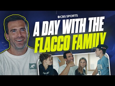 Spending the day with Joe Flacco and his family