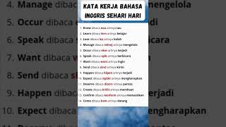Download lagu kata kerja bahasa inggris sehari hari yang sering di ucapkan mp3 Download lagu kata kerja bahasa inggris sehari hari yang sering di ucapkan mp3