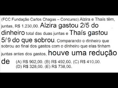 Curso de Matemática Questão resolvida Razão proporção proporcionalidade Raciocínio Lógico Matemático