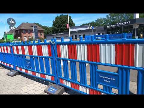 B97 Sperrung in Gallinchen Juni 2022 + Blick auf die Harnischdorfer Straße