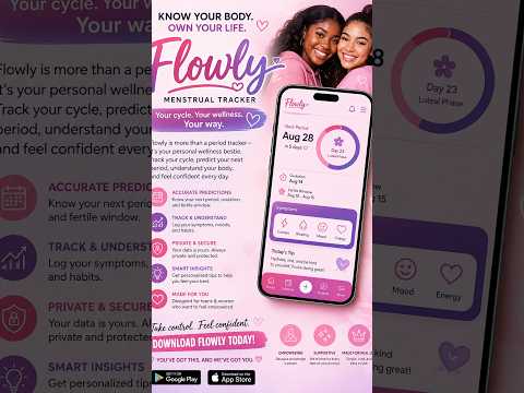 Flowly : Menstrual Tracker video thumbnail