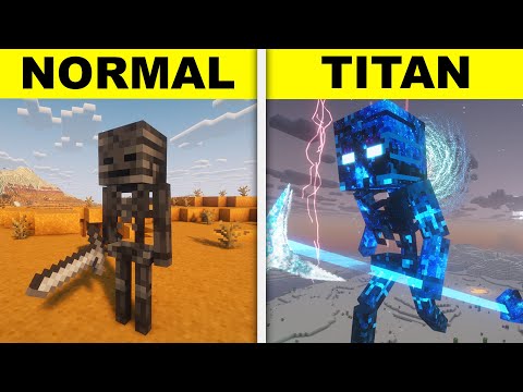 Minecraft: Ultimate Skeleton and Titans Mod Showcase(1.20.1) The Best Titan Mod in 2026