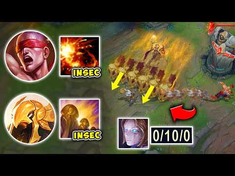 WE PLAYED PING PONG WITH THE ENEMY ORIANNA (DOUBLE INSEC) - League of Legends