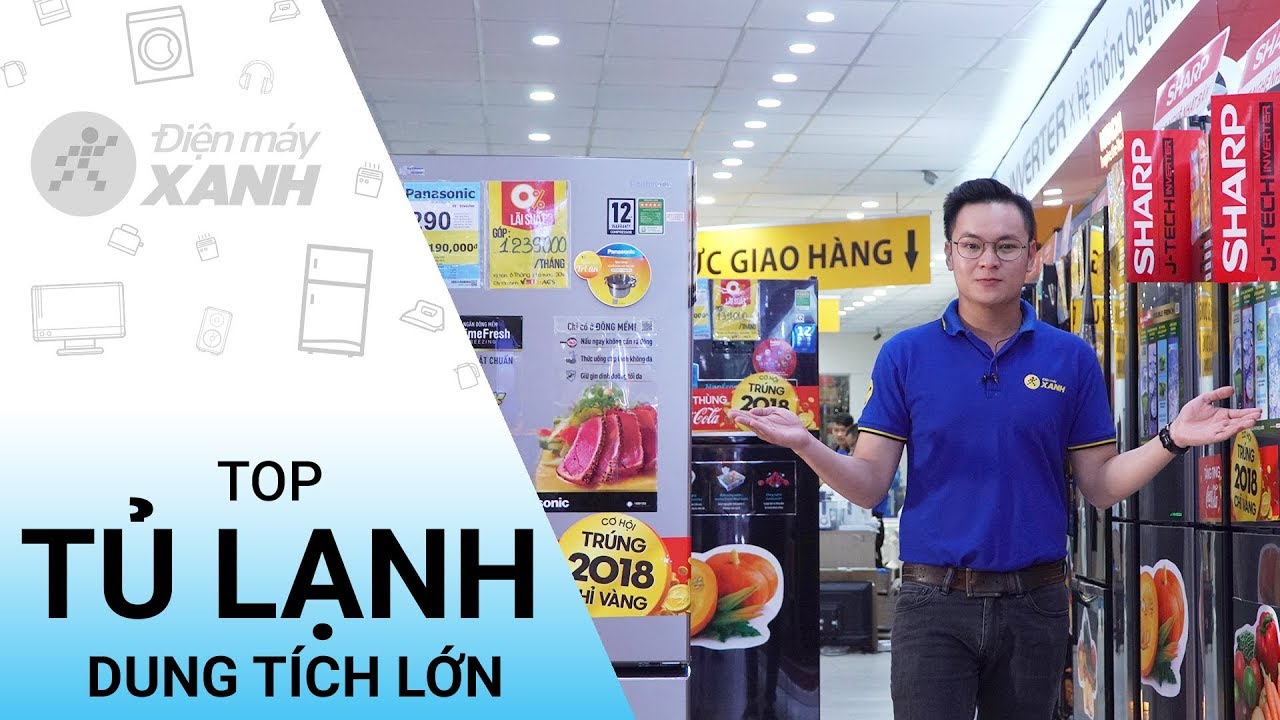 Top 5 tủ lạnh có dung tích lớn, nhiều công nghệ bảo quản cho thực phẩm dịp Tết