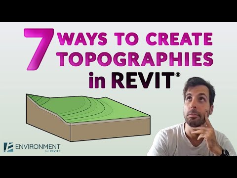 7 Ways to Create Topographies in Revit® | Environment for Revit® TUTORIAL