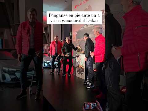 Формула-1 Carlos Sainz y Lucas Cruz, ganadores del Dakar con Audi, ¡ya están en Madrid! #shorts #dakar #sainz