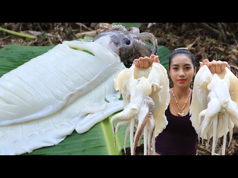 Amazing cooking squid salad with chili sauce recipe - Amazing video