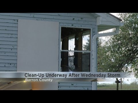 Cleanup underway in Rice Lake after hail storm