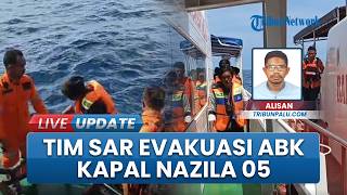 Rekaman Evakuasi ABK Korban Kapal Nazila Tenggelam di Laut Maluku, Berhasil Bertahan Pakai Rakit