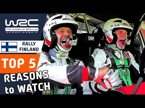 Top 5 Reasons to Watch WRC Secto Rally Finland 2021