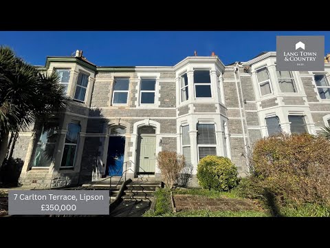 Carlton Terrace, Lipson - For Sale - Property Tour - 4 Bedrooms - Parking - Garden - Period Features