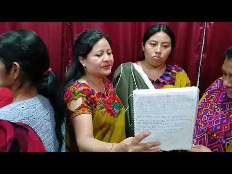 Sociedad femenil Rosa de SARON iglesia Canaán San gaspar ixchil Huehuetenango 