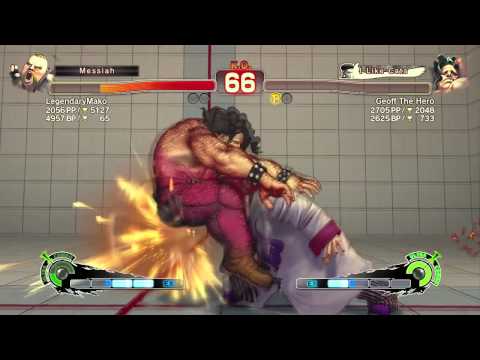 USFIV - HUGO MADNESS 2 - LegendaryMako (Rufus) vs Geoff The Hero (Hugo)